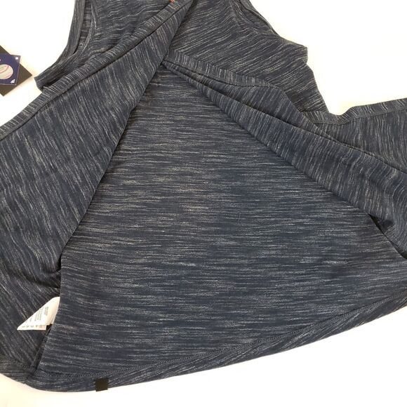 NEW!! MLB Womens SIZE S Detroit Tigers Sleeveless Tank Top Blue Space Dye FLAW - Picture 5 of 13